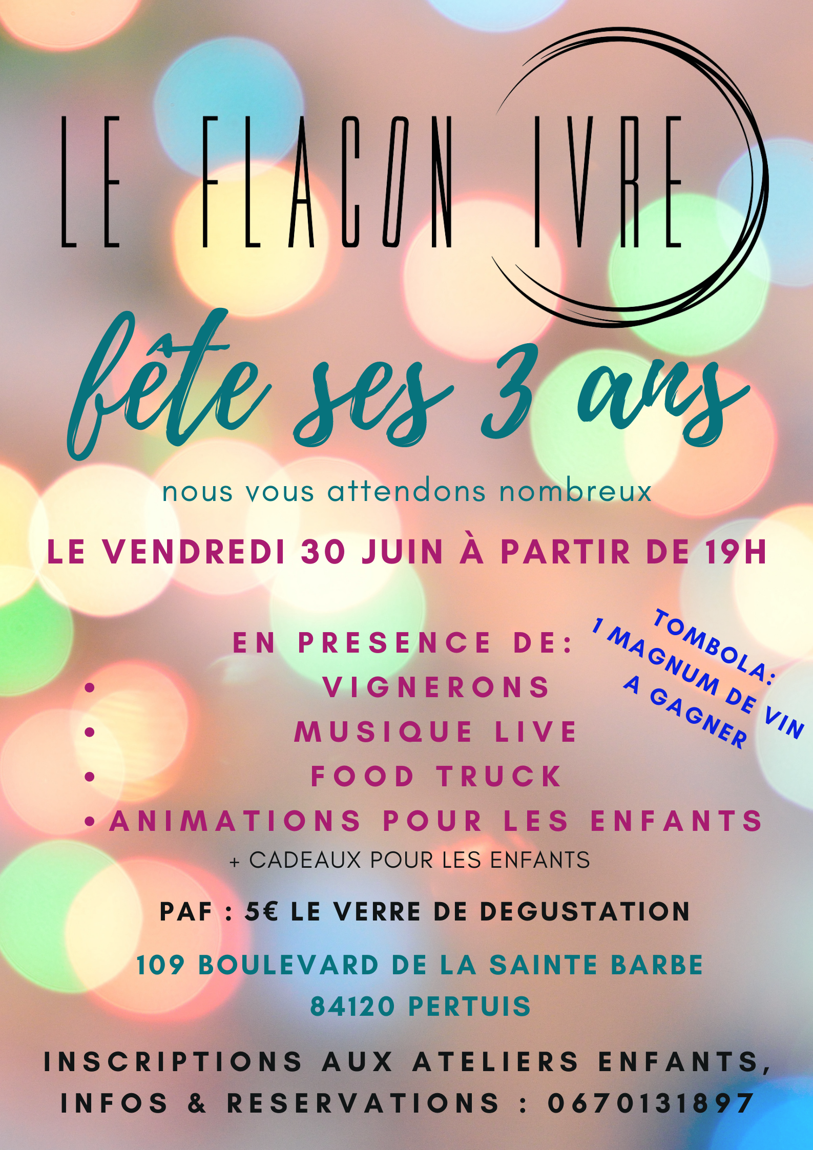 Grande soirée dégustation estivale