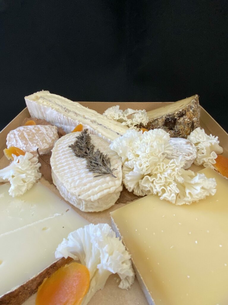 Exemple de plateau de fromages affinés